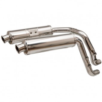 Spark Exhaust ROUND slip-on twin silencer with ECE Ducati Monster S2R 800/1000 | 996 S4R 2003-2008