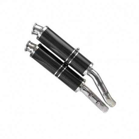 Spark Exhaust zugelassener 45° ROUND&nbsp;Slip-on Doppelschalldämpfer&nbsp;Ducati Monster&nbsp;S2R 800/1000&nbsp;|&nbsp;996 S4R 2003-2008