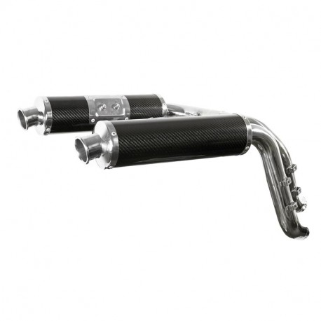Spark Exhaust homologated slip-on twin silencer Ducati Monster 998 S4RS 2006-2008 | 998 S4R 2007-2008
