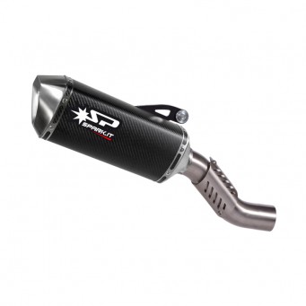 Spark Exhaust&nbsp;FORCE&nbsp;Slip-on Endschalldämpfer&nbsp;mit ABE Ducati&nbsp;Monster 821 2014-2017 | Monster 1200 2014-2016