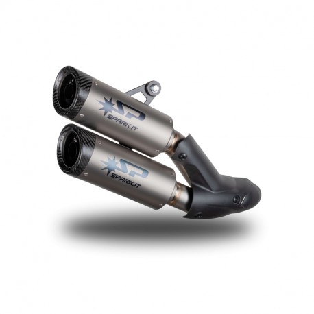 Spark Exhaust homologierte DYNO Slip-on Doppelschalldämpfer Ducati Monster 937 2021-2024