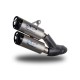 Spark Exhaust homologierte DYNO Slip-on Doppelschalldämpfer Ducati Monster 937 2021-2024