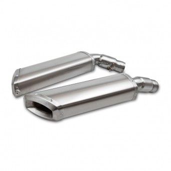 Spark Exhaust RECTANGULAR Doppelschalldämpfer Ducati 848 2008-2013 | 1098/S/R 2007-2009 | 1198 2009-2011