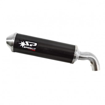 Spark Exhaust homologierter OVAL Endschalldämpfer Ducati Hypermotard 1100/S/EVO/EVO SP 2007-2012