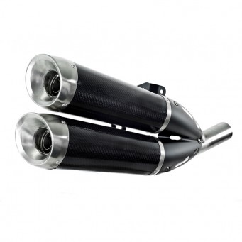 Spark Exhaust&nbsp;EVO5 Doppelschalldämpfer&nbsp;mit ABE Ducati Diavel 2011-2014