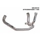 Spark Exhaust Racing stainless steel manifold for catalytic converter removal without ECE Ducati Hypermotard 1100 2007-2009
