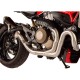 Spark Racing-Krümmer aus Edelstahl zur Eliminierung des Katalysators ohne ABE Ducati 821 Monster 2014-2017 | 1200 Monster 2014-2