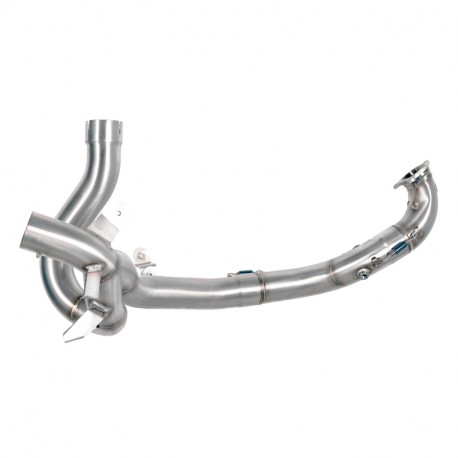 Spark Exhaust Racing stainless steel manifold for catalytic converter removal without ECE Ducati Multistrada 1200 S/ PIKES PEAK 