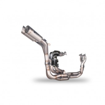 Spark Exhaust Racing titan Komplett Auspuffanlage mit 2x GRID-O&nbsp;Endschalldämpfer ohne ABE Panigale V4/R/S 2018-2024