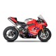 Ligne 3/4 titane double silencieux Rectangular titane Panigale V4/V4R/V4S 2018-2024 SPARK