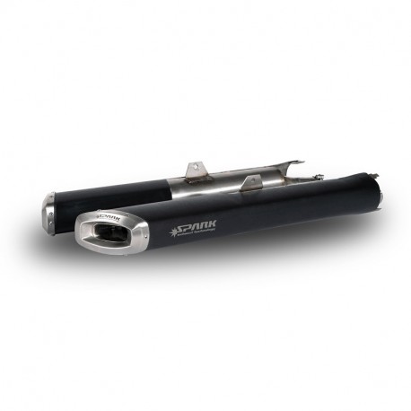 Spark Exhaust RECTANGULAR Slip-on twin silencer Goldwing 1800 2001-2017