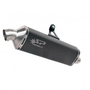 Spark Exhaust DAKAR slip-on silencer with ECE CRF1000L Africa Twin 2016-2019