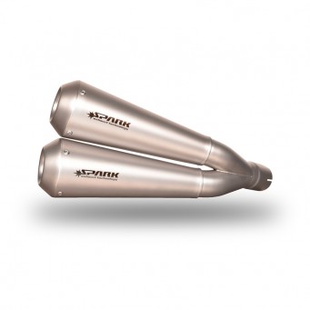 Spark Exhaust homologated CLASSIC twin silencers Kawasaki Z900RS 2018-