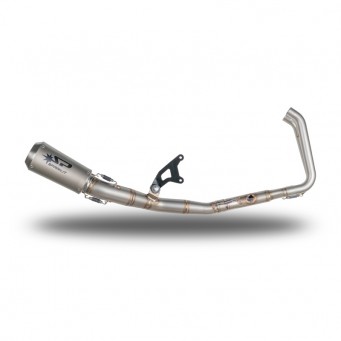 Spark Exhaust racing&nbsp;komplett Auspuffanlage&nbsp;mit MOTOGP&nbsp;Endschalldämpfer&nbsp;ohne ABE Ninja 400 2018-2023