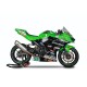 Ligne complète racing WSSP2022 titane silencieux Force titane Ninja 400 2018-2023 SPARK