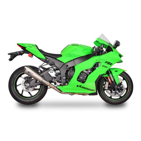 Spark Exhaust&nbsp;racing titan&nbsp;3/4&nbsp;Kit +&nbsp;KONIX&nbsp;Endschalldämpfer&nbsp;ohne ABE Kawasaki&nbsp;Ninja 1000 ZX-10R/RR 2021-