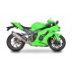 Ligne 3/4 racing titane + silencieux FORCE EVO non homologué Kawasaki Ninja 1000 ZX-10R/RR 2021-2025