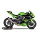 Ligne complète racing inox silencieux Konix Evo titane ZX-4R 2024 SPARK