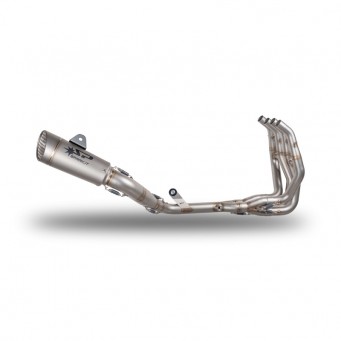 Spark Exhaust racing Komplett Auspuffanlage mit&nbsp;GRID-O Endschalldämpfer ohne ABE Kawasaki ZX-4R/RR 2024