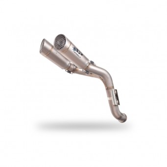 Spark Exhaust&nbsp;3/4&nbsp;Kit + GRID-O&nbsp;Doppelschalldämpfer&nbsp;mit ABE Superduke&nbsp;1290&nbsp;R 2020-2023 | Superduke 1390&nbsp;R 2024-