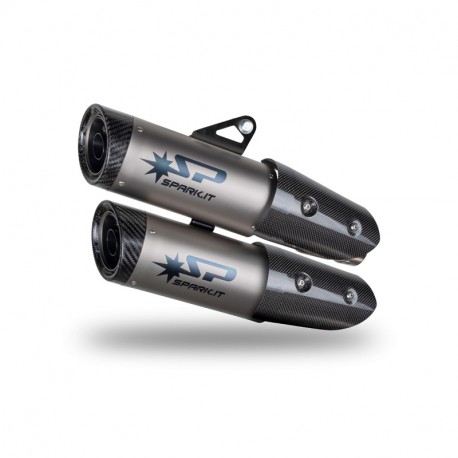 Spark Exhaust DYNO Slip-on twin silencer with ECE Speed Triple 1200RS/RR 2021- 2024 Spark Exhaust DYNO Slip-on twin silencer with ECE Speed Triple 1200RS/RR 2021- 2024