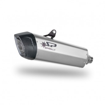 Spark Exhaust homologierter FIGHTER EVO Slip-on Endschalldämpfer Triumph Tiger 900 2020-2023