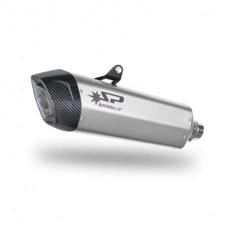 Spark Exhaust homologierter FIGHTER EVO Slip-on Endschalldämpfer Triumph Tiger 900 2020-2023