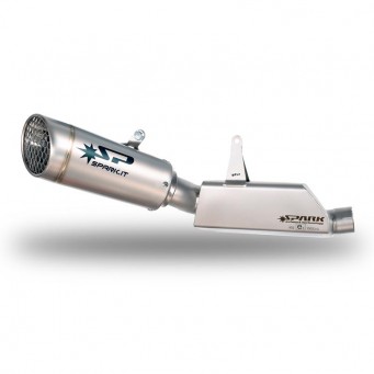 Spark Exhaust&nbsp;3/4&nbsp;Kit + GRID-O&nbsp;Endschalldämpfer&nbsp;mit ABE Street Triple 660 2017-2022 |&nbsp;Street Triple 765R/S/RS&nbsp;2017-2019