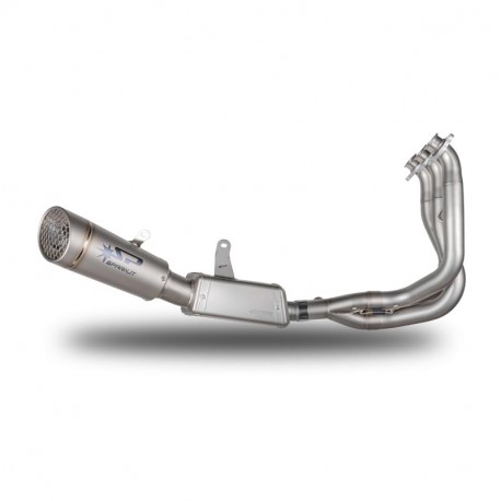 Spark Exhaust EURO4 full exhaust system with pre-silencer box + GRID-O silencer Street Triple 765 2017-2024