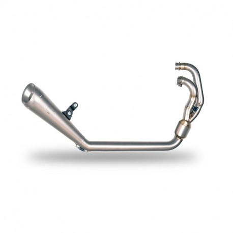 Spark Exhaust komplette 2in1 Auspuffanlage mit 60's EVO5 Schalldämpfer Triumph Scrambler XC/XE 2019-2023
