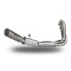 Spark Exhaust Komplett Auspuffanlage mit GRID-O Endschalldämpfer mit ABE Tiger Sport 660 2022-2024 | Trident 660 2021-2024