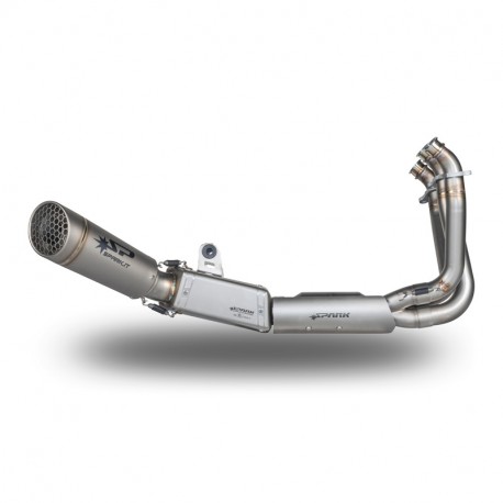 Spark Exhaust Komplett Auspuffanlage mit GRID-O Endschalldämpfer Tiger Sport 660 2022-2025 | Trident 660 2021-2025