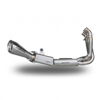 Spark Exhaust full stainless steel exhaust system with 60's muffler Tiger Sport 660 2022-2024 | Trident 660 2021-2024