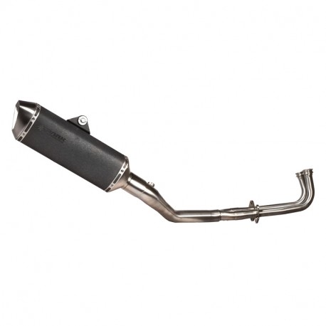 Spark Exhaust Komplette Auspuffanlage mit FORCE Endschalldämpfer mit ABE T-Max 530 2012-2016
