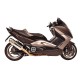 Ligne complète homologuée inox/titane silencieux FORCE  Spark T-Max 500 2008-2011