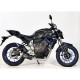 Spark Exhaust homologierte Komplett Auspuffanlage + FORCE Endschalldämpfer MT-07 2014-2020 | Tracer 700 2016-2020