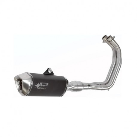 Spark Exhaust homologierte Komplett Auspuffanlage + FORCE Endschalldämpfer MT-07 2014-2020 | Tracer 700 2016-2020