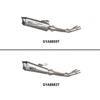 Demi-ligne racing Ø60 mm titane MT-10 2016-2020, R1 2015-2024 SPARK