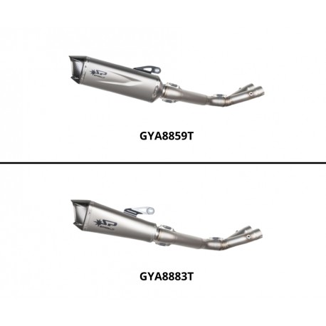 Spark Exhaust 3/4 racing Kit Ø60mm Titanium 2in1 connecting pipe + silencer without ECE MT-10 2016-2020 | YZF-R1 2015-2024&nbsp;