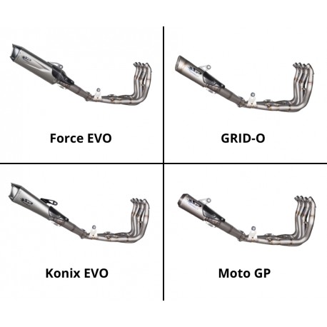 Ligne complète racing Spark Exhaust non homologué YZF-R1 2015- | MT-10 2016-2025