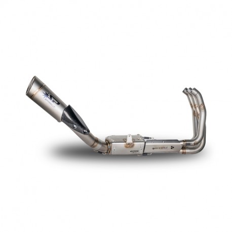 Spark Exhaust Euro5 komplette Auspuffanlage mit GRID-O Endschalldämpfer mit ABE MT-09 2021-2024