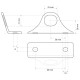 Spark Exhaust silencer holder Street Triple 765S/R/RS 2020-2022