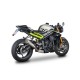 Ligne complète inox/titane silencieux GRID-O montage haut Street Triple 765R/RS, Daytona Moto2 2023-2024 SPARK