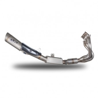 Spark Exhaust Komplette Auspuffanlage mit GRID-O Endschalldämpfer mit ABE 765 Street Triple R/RS/Moto2edition 2023-2025