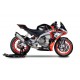 Ligne complète silencieux Force Evo Spark Exhaust non homologuée Aprilia RS 660 2020- | Tuono 660 2020-