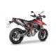 Spark Exhaust homologierte FORCE EVO Slip-on Doppelschalldämpfer Ducati Hypermotard 698 mono 2024