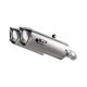 Spark Exhaust homologierte FORCE EVO Slip-on Doppelschalldämpfer Ducati Hypermotard 698 mono 2024
