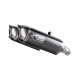 Spark Exhaust homologierte FORCE EVO Slip-on Doppelschalldämpfer Ducati Hypermotard 698 mono 2024