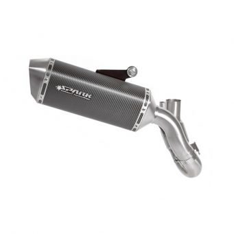 Spark Exhaust&nbsp; zugelassener 3/4&nbsp;Kit&nbsp;&nbsp;+ FORCE Endschalldämpfer&nbsp;Ducati Hyperstrada | Hypermotard 821&nbsp; 2013-2015