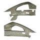 Carbon swingarm protection with chain guard | GSXR1000 2017-2021